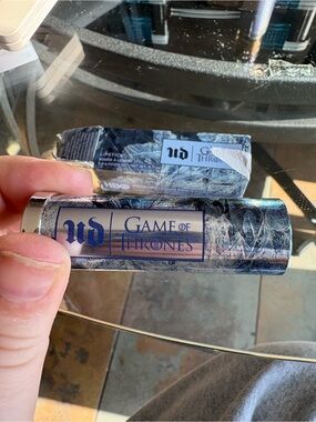 Urban Decay Game of Thrones Collector Lipstick - Metallic Navy and Silver Tube